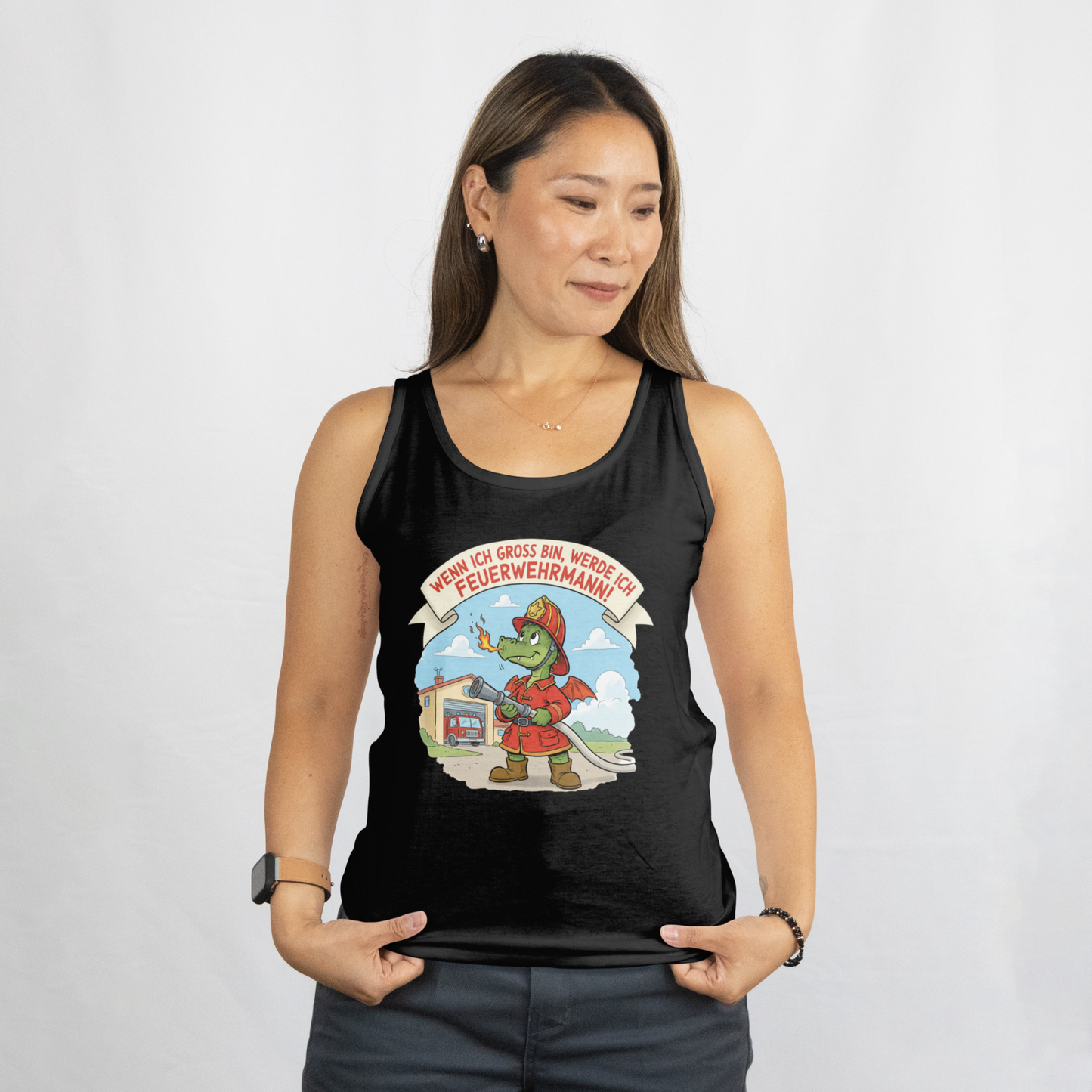 Wenn ich Groß bin Tanktop Women
